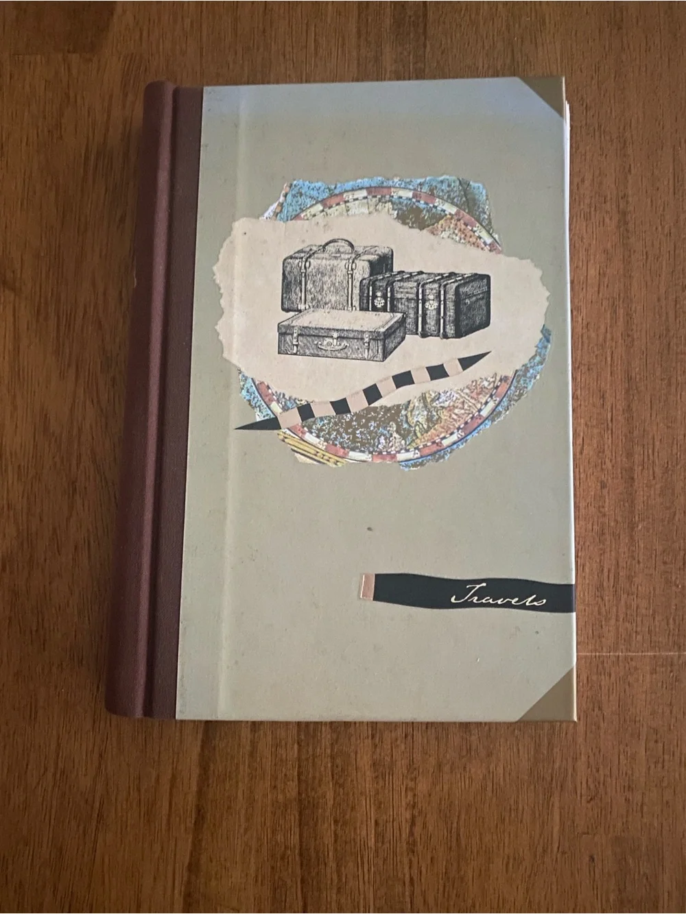 Journal- Marcel Schurman Hardcover Travel Map & Compass Rose